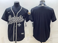 Men's New Orleans Saints Black RFLCTV Limited Blank Jerseys