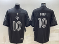 Men's Los Angeles Rams Cooper Kupp #10 Black RFLCTV Limited Jerseys