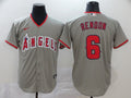 Men's Los Angeles Angels Anthony Rendons #6 Gray Sewn Baseball Jerseys
