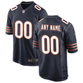 Custom1 Chicago Bears Navy Game Jerseys