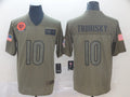 Men's Chicago Bears Mitch Trubisky #10 Brown Game Jerseys