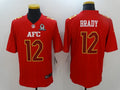 Men's New England Patriots Tom Brady #12 Red Player Game Jerseys