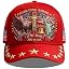 250 Anniversary USA Hat,Eagle Liberty Cross Printed Pattern,250th Anniversary USA hat,Adjustable Baseball Cap for Men Women