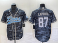Men's Detroit Lions Sam LaPorta #87 Grey Camouflage Player Jerseys Joint Edition