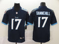 Men's Tennessee Titans Ryan Tannehill #17 Navy Player Game Jerseys