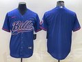 Men's Buffalo Bills Royal Game Blank Jerseys
