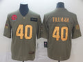 Men's Arizona Cardinals Pat Tillman #40 Brown Authentic Game Jerseys