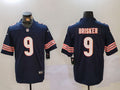 Men's Chicago Bears Jaquan Brisker #9 Navy Game Player Jerseys
