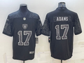 Men's Las Vegas Raiders Davante Adams #17 Black RFLCTV Limited Jerseys