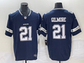 Men's Dallas Cowboys Stephon Gilmore #21 Navy Game Player Jerseys