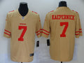 Men's San Francisco 49ers Colin Kaepernick #7 Gold Inverted Legend Jerseys