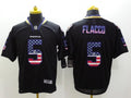 Men's Baltimore Ravens Joe Flacco #5 Black Game Player Jerseys