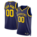 Men's Golden State Warriors Navy 2022/23 Swingman Custom Jerseys - Statement Edition