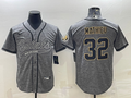 Men's New Orleans Saints Tyrann Mathieu #32 Gray Game Jerseys Joint Edition