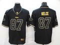 Men's Kansas City Chiefs #87 Travis Kelce Black Alternate Game Jerseys