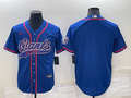 Men's New York Giants Blue Blank Jerseys