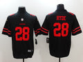 Men's San Francisco 49ers Carlos Hyde #28 Black Game Jerseys