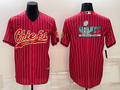 Men's Kansas City Chiefs Red Super Bowl LVII Patch Game Jerseys