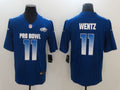 Men's Philadelphia Eagles Carson Wentz #11 Blue Game Jerseys