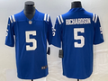 Men's Indianapolis Colts Anthony Richardson #5 Royal 2023 NFL Draft First Round Pick Game Jerseys