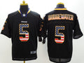 Men's Minnesota Vikings Teddy Bridgewater #5 Black Game Jerseys