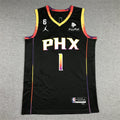 Men's Phoenix Suns Devin Booker #1 Black 2022/23 Fast Break Player Jerseys - Statement Edition
