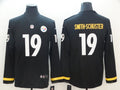 Men's Pittsburgh Steelers #19 JuJu Smith-Schuster Black Authentic Game Jerseys