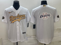 Men's Los Angeles Dodgers White Alternate Replica Player Name Jerseys