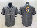 Men's Los Angeles Rams Gray Game Jerseys