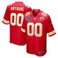 Custom Kansas City Chiefs Red Super Bowl LVII Game Jerseys