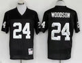 Men's Oakland Raiders Charles Woodson Mitchell & Ness Black Legacy Replica Jerseys