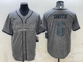 Men's Philadelphia Eagles DeVonta Smith #6 Gray Player Jerseys Joint Edition
