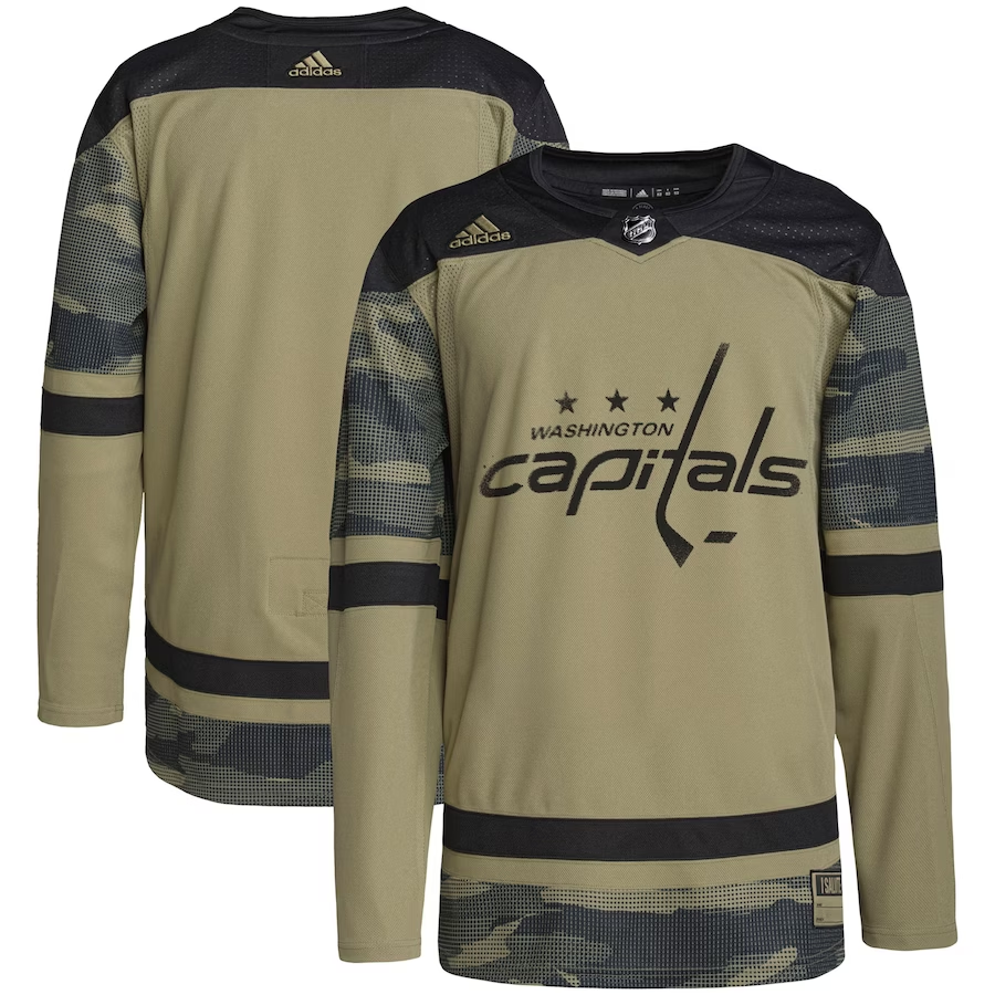 Washington Capitals Camo Military Appreciation Jersey – Men's Authentic Blank NHL Jersey