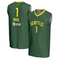 Men's Seattle Storm Muhl #1 Green Player Jersey
