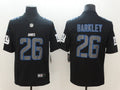 Men's New York Giants Saquon Barkley #26 Black Authentic Game Jerseys