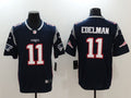 Men's New England Patriots Julian Edelman #11 Navy Blue Game Jerseys