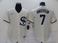 Men's Chicago White Sox Tim Anderson #7 Beige Replica Baseball Jerseys