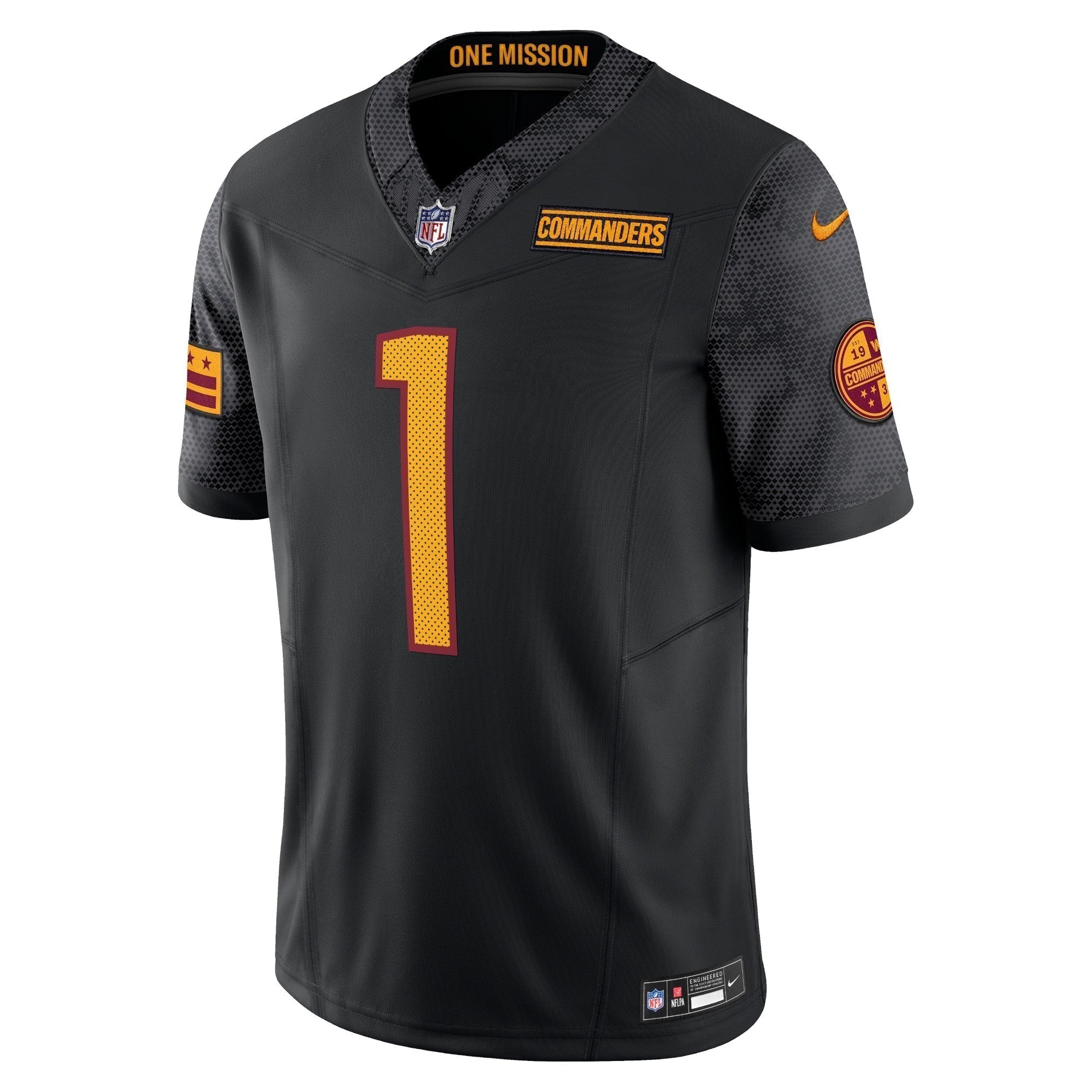 Jahan Dotson Washington Commanders Nike Alternate Vapor F.U.S.E. Limited Jersey - Black