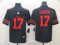 Men's San Francisco 49ers Emmanuel Sanders #17 Black Game Jerseys