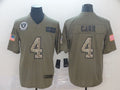 Men's Las Vegas Raiders Derek Carr #4 Brown Alternate Game Jerseys