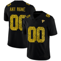 Custom1 Atlanta Falcons Leopard Print Fashion Vapor Limited Jerseys Black Stitched American Football Jerseys
