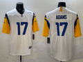 Men's Los Angeles Rams Davante Adams #17 White Game Player Jerseys