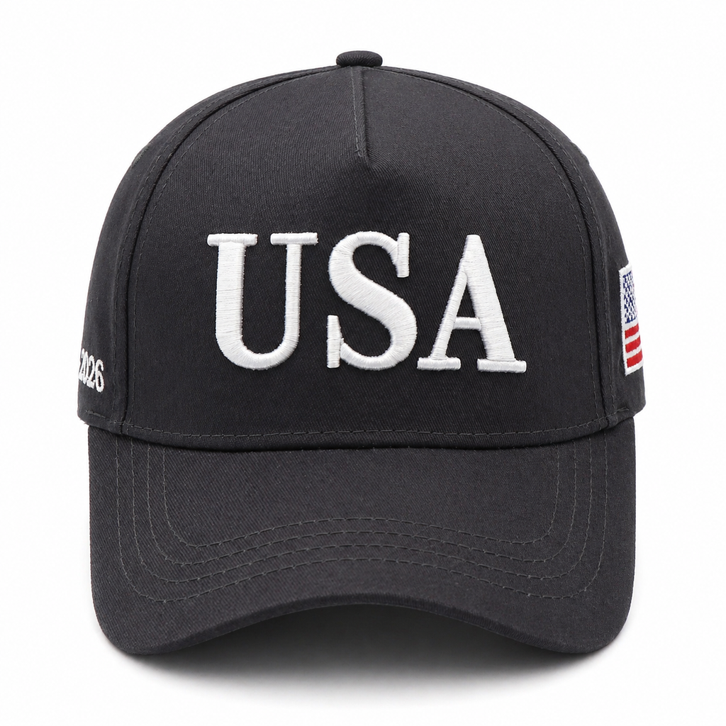 USA 250th Anniversary Hat (1776–2026) — U.S.A. Embroidered Semiquincentennial Cap