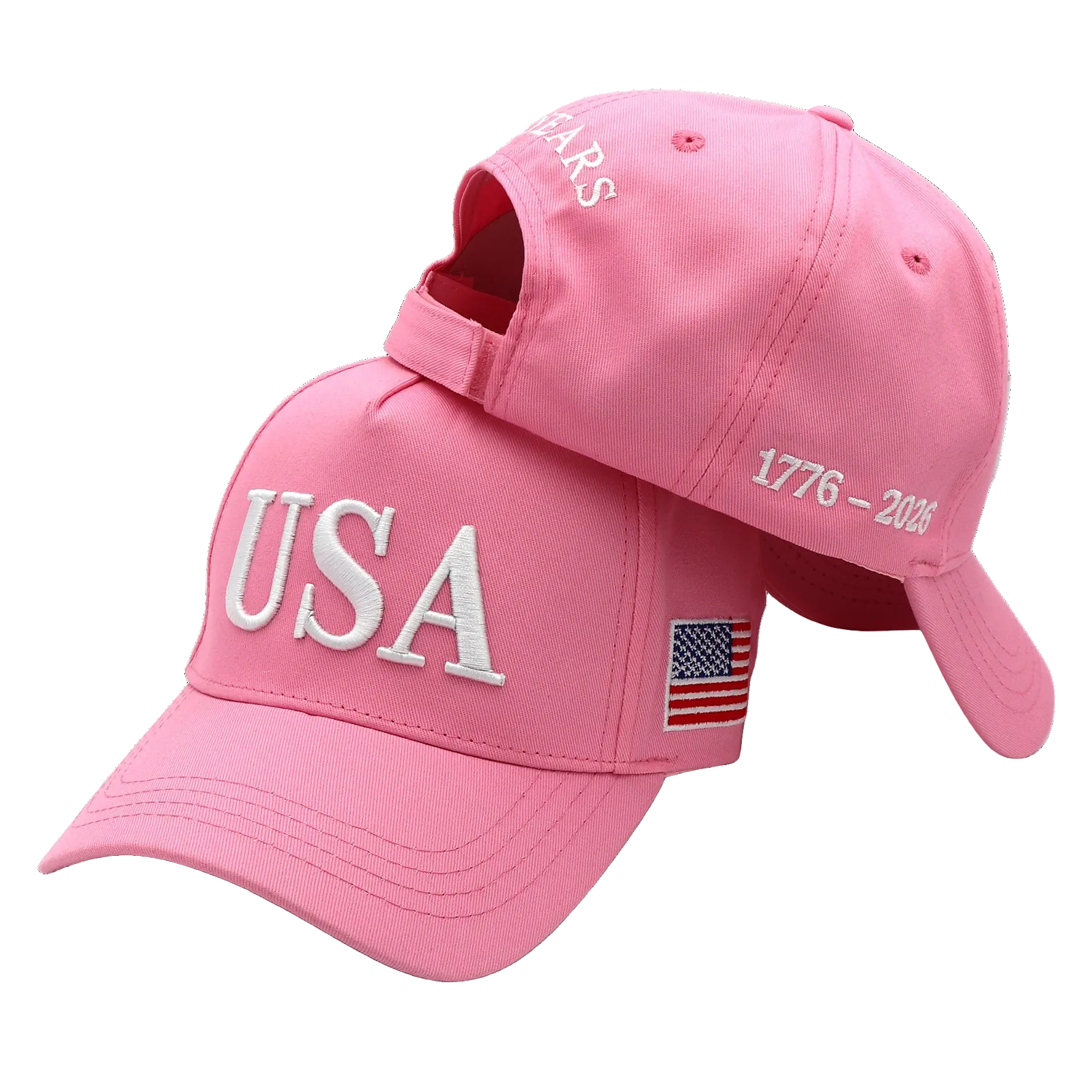 USA 250th Anniversary Hat (1776–2026) — U.S.A. Embroidered Semiquincentennial Cap