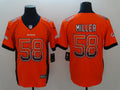 Men's Denver Broncos Von Miller #58 Orange Authentic Game Jerseys