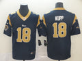 Men's Los Angeles Rams Cooper Kupp #18 Navy Game Jerseys