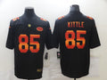 Men's San Francisco 49ers #85 George Kittle Black Game Player Jerseys
