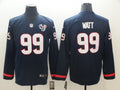 Men's Houston Texans J.J. Watt #99 Navy Authentic Game Jerseys