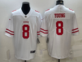 Men's San Francisco 49ers Steve Young #8 White Game Jerseys