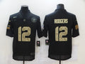 Men's Green Bay Packers Aaron Rodgers #12 Black Game Jerseys